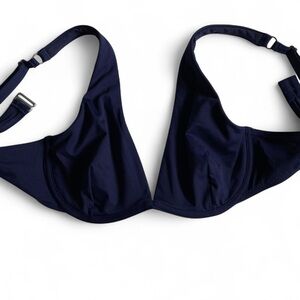 Navy Athleta Underwire Bikini Top